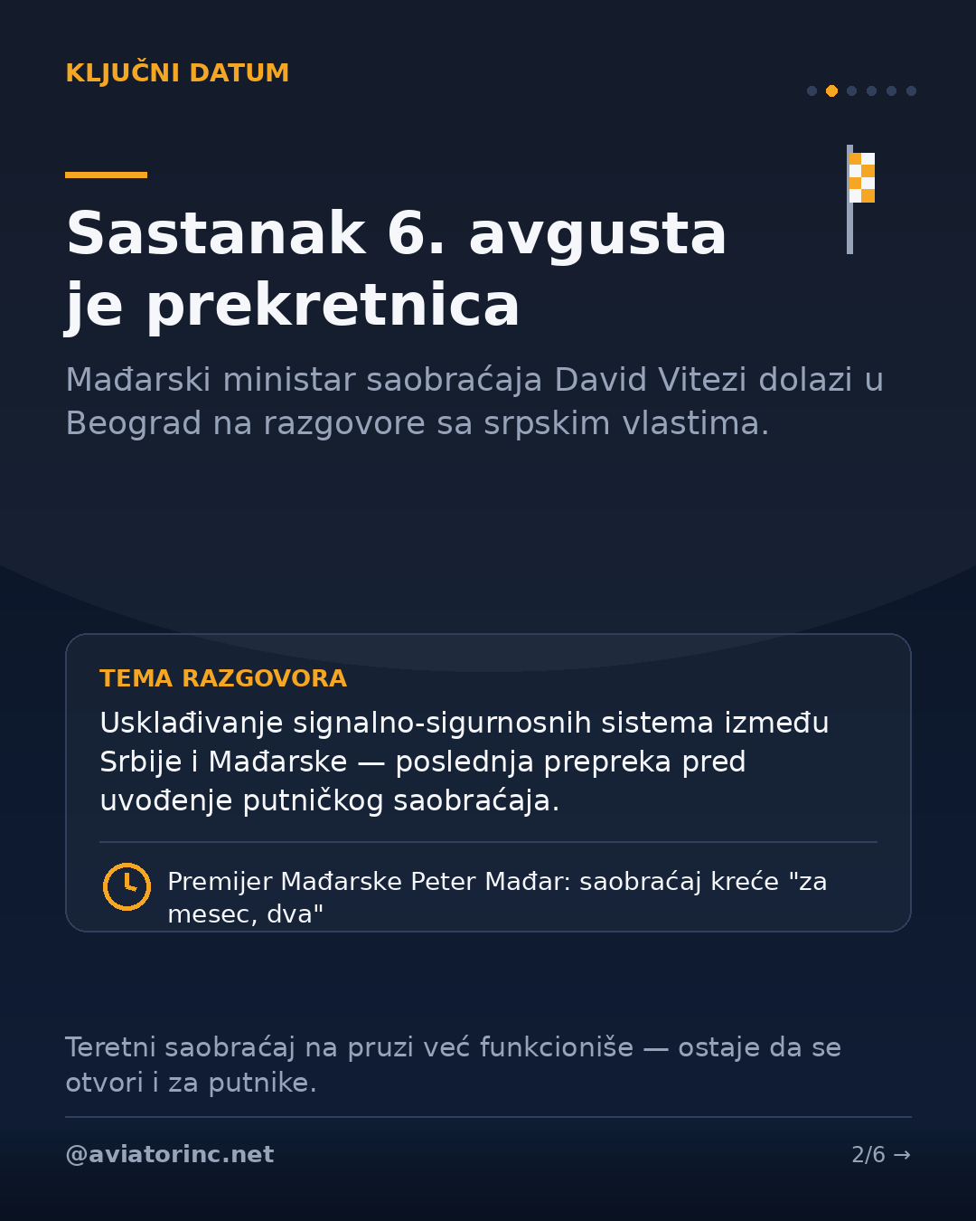 Sastanak 6. avgusta je prekretnica