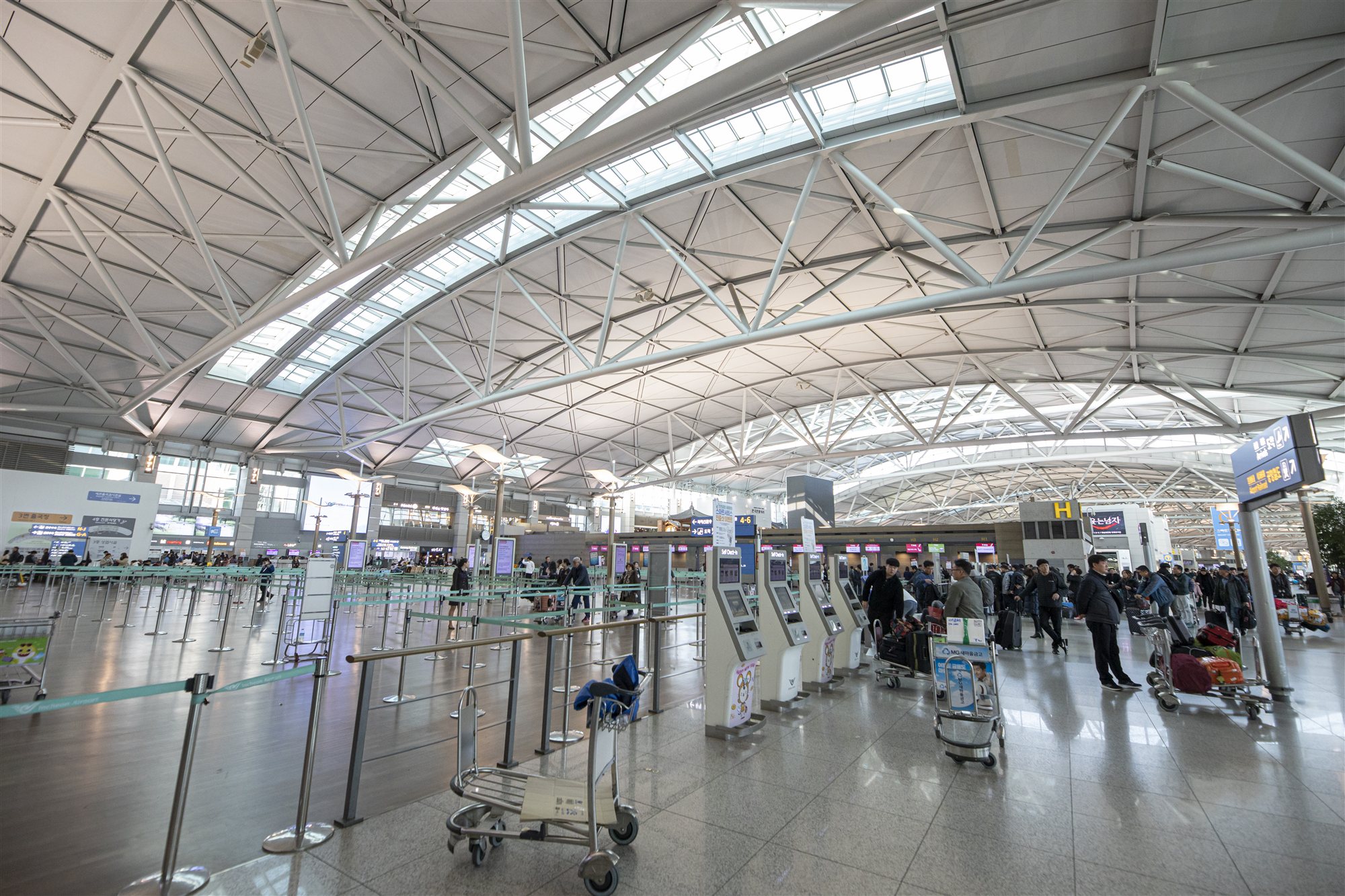Incheon International Airport terminal, South Korea